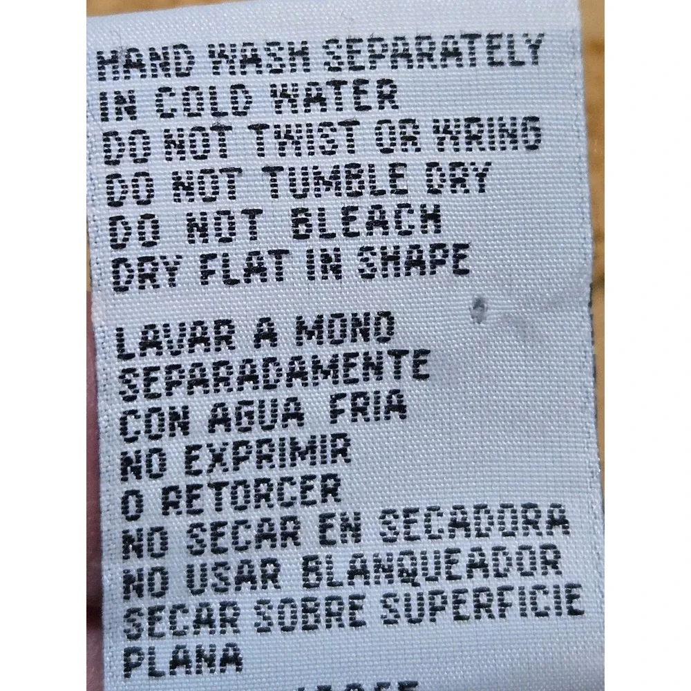 Y2K, Prophecy by Sag Harbor Tan Silk Blend Ribbed Short Sleeve Knit Sweater XL - Picture 7 of 7